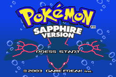 Pokemon Chrome (V0.6) Title Screen